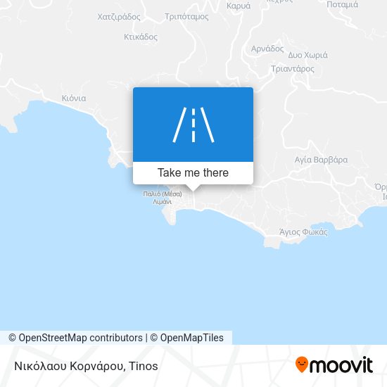 Νικόλαου Κορνάρου map