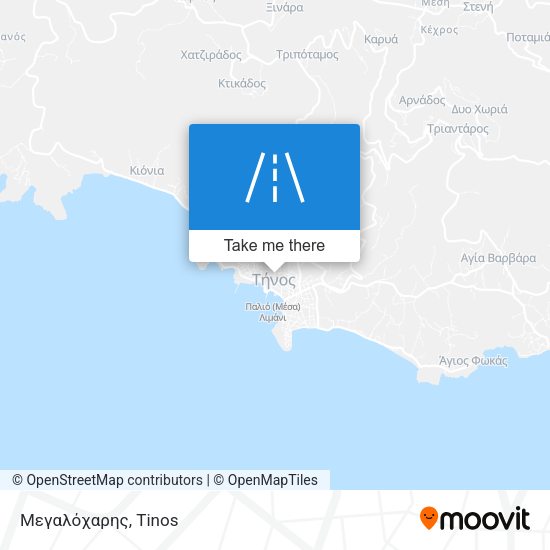 Μεγαλόχαρης map
