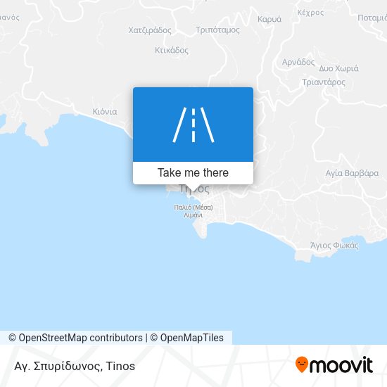 Αγ. Σπυρίδωνος map