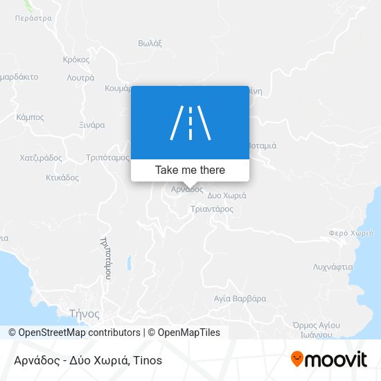 Αρνάδος - Δύο Χωριά map