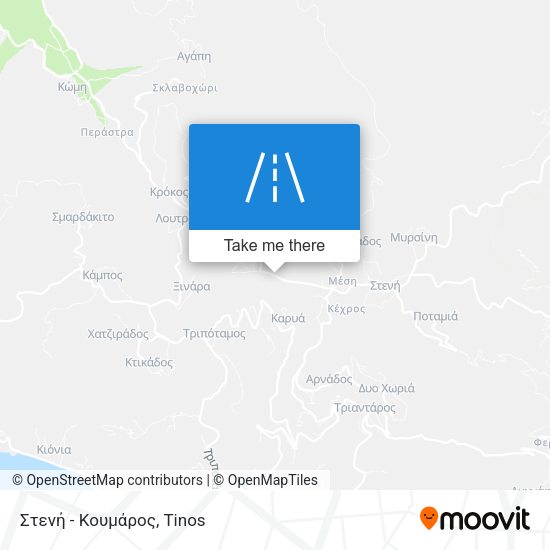 Στενή - Κουμάρος map