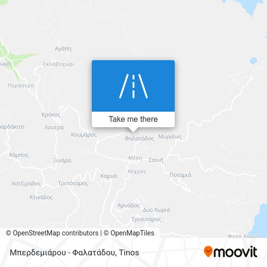 Μπερδεμιάρου - Φαλατάδου map