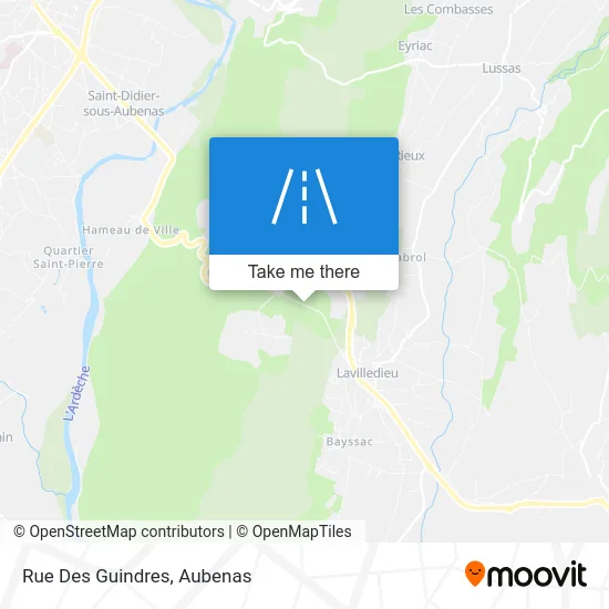 Rue Des Guindres map