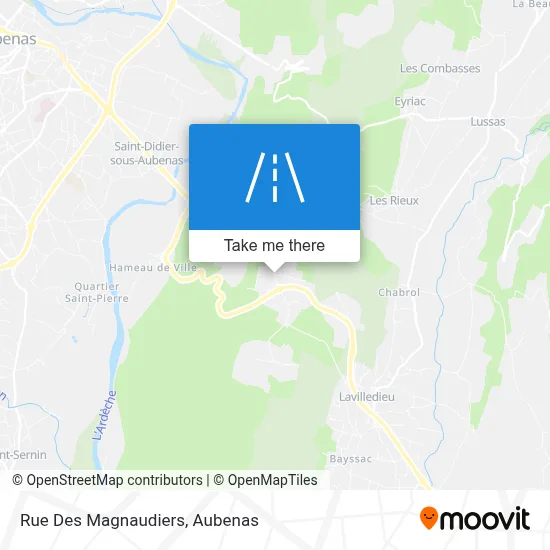 Rue Des Magnaudiers map