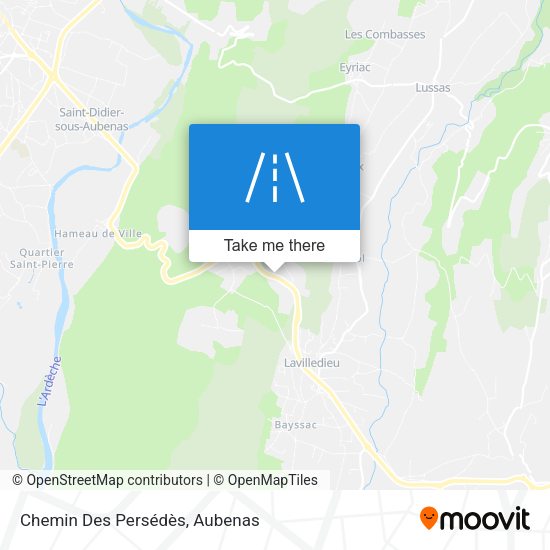 Chemin Des Persédès map
