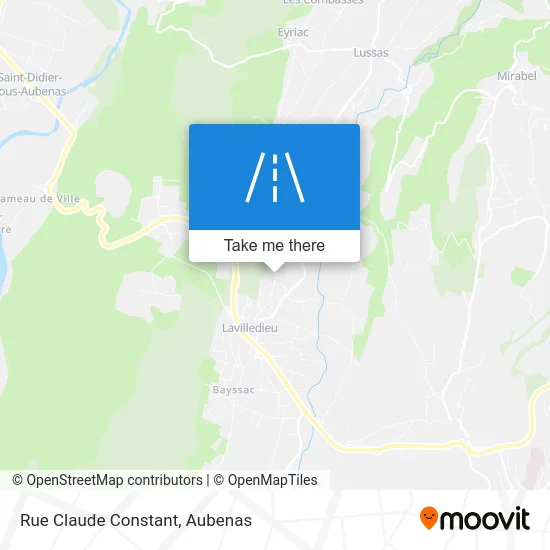 Rue Claude Constant map