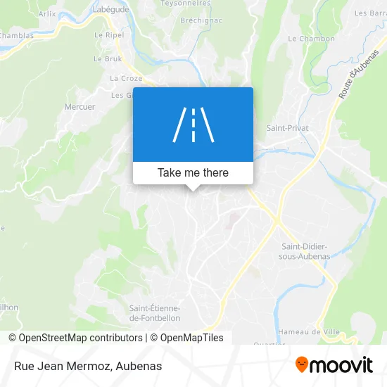 Mapa Rue Jean Mermoz