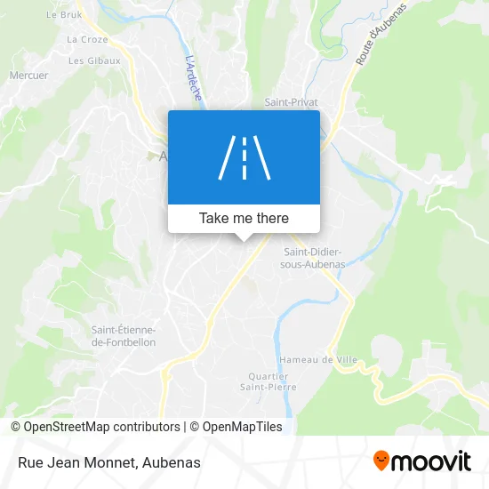 Mapa Rue Jean Monnet