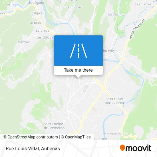 Rue Louis Vidal map