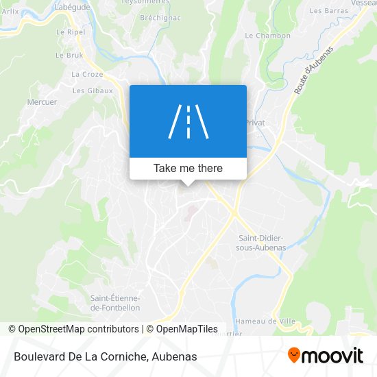 Boulevard De La Corniche map