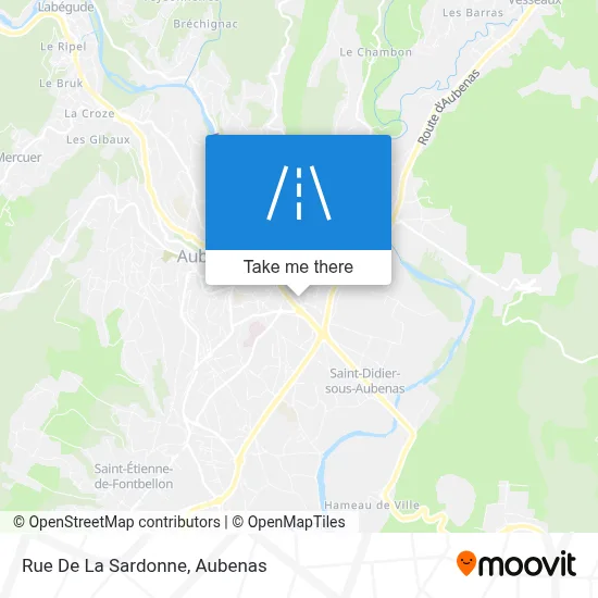 Rue De La Sardonne map