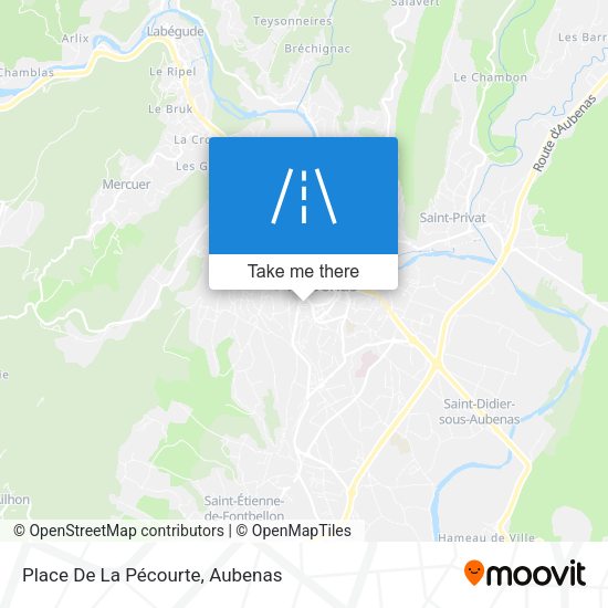 Place De La Pécourte map