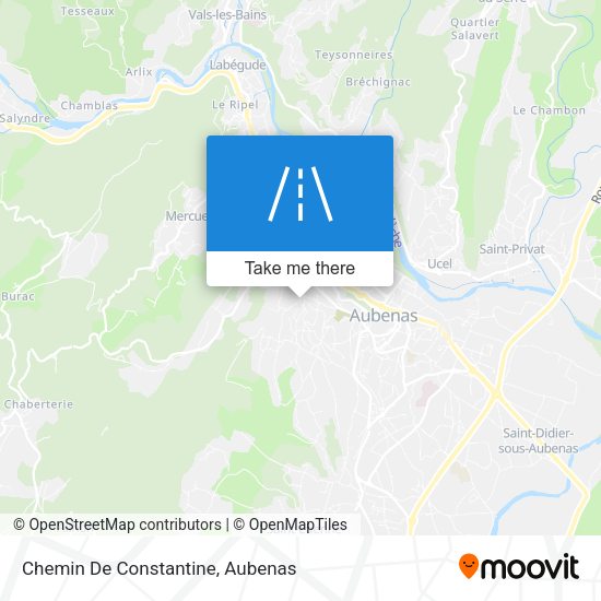 Chemin De Constantine map