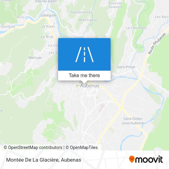 Montée De La Glacière map