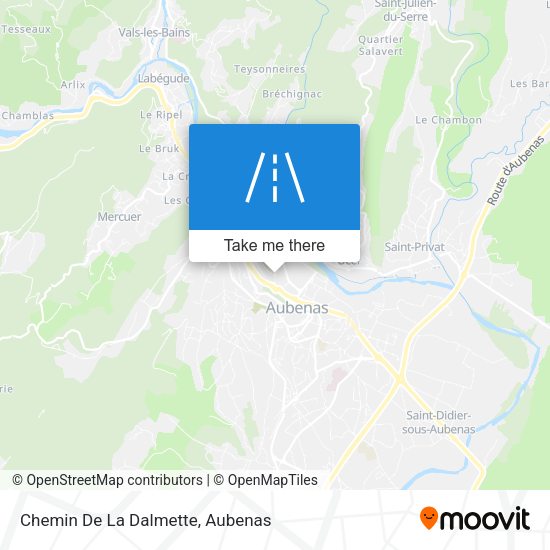 Chemin De La Dalmette map