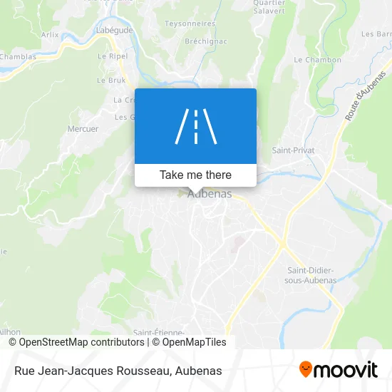 Rue Jean-Jacques Rousseau map