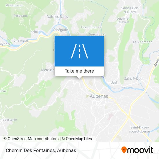 Chemin Des Fontaines map