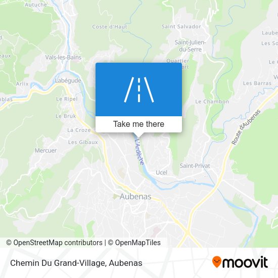 Chemin Du Grand-Village map