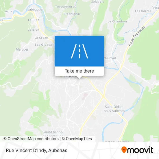 Rue Vincent D'Indy map