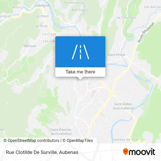 Rue Clotilde De Surville map