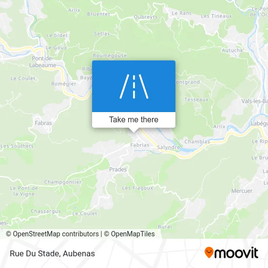 Mapa Rue Du Stade