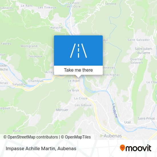 Impasse Achille Martin map