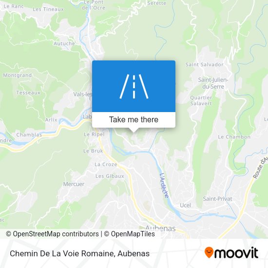 Chemin De La Voie Romaine map