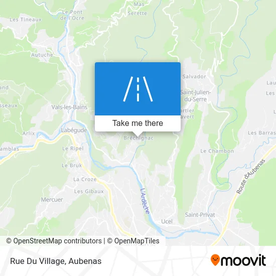 Rue Du Village map