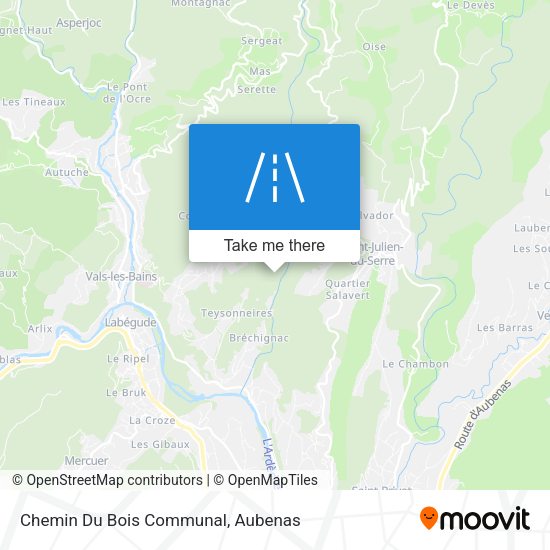 Chemin Du Bois Communal map