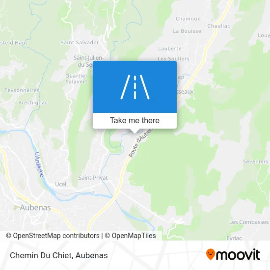 Chemin Du Chiet map