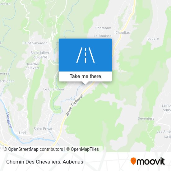 Chemin Des Chevaliers map