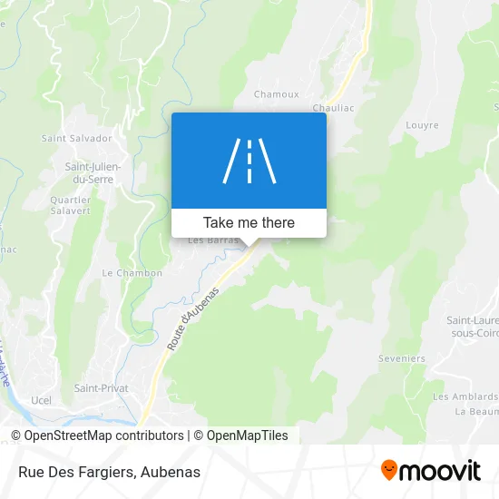 Rue Des Fargiers map