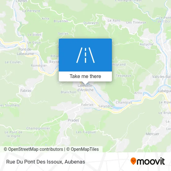 Rue Du Pont Des Issoux map
