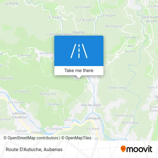 Route D'Autuche map