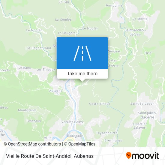 Vieille Route De Saint-Andéol map
