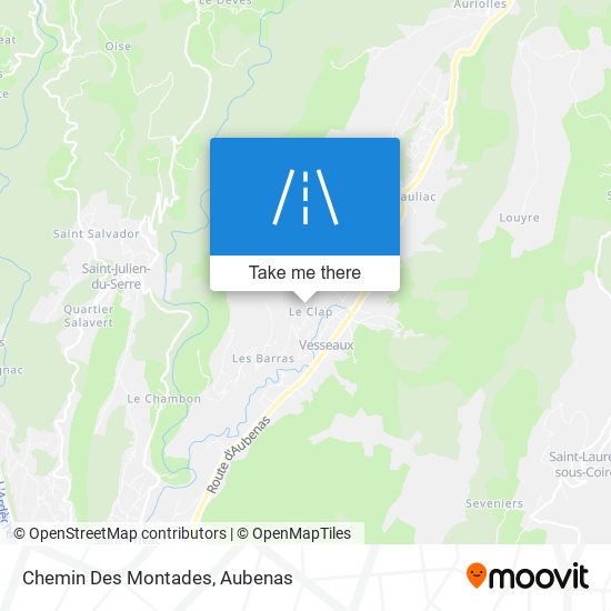 Chemin Des Montades map