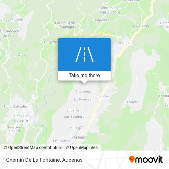 Chemin De La Fontaine map