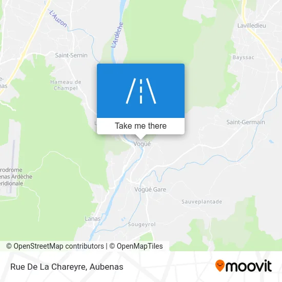 Mapa Rue De La Chareyre