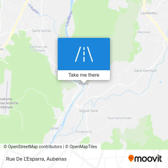 Rue De L'Esparra map