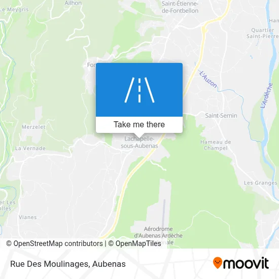 Rue Des Moulinages map