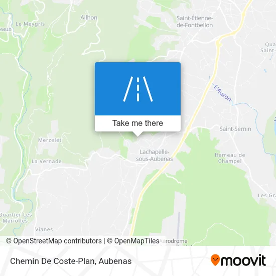Chemin De Coste-Plan map
