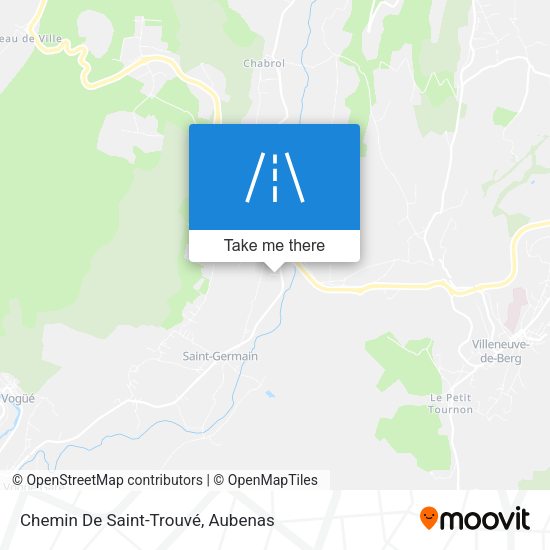 Chemin De Saint-Trouvé map