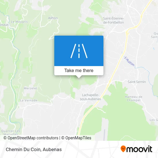 Chemin Du Coin map