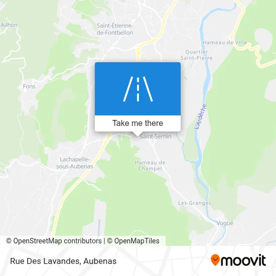 Rue Des Lavandes map