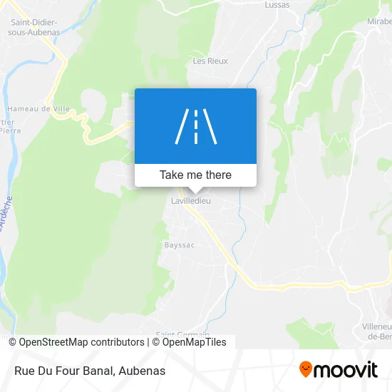 Rue Du Four Banal map