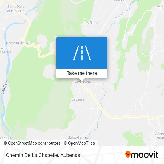 Chemin De La Chapelle map