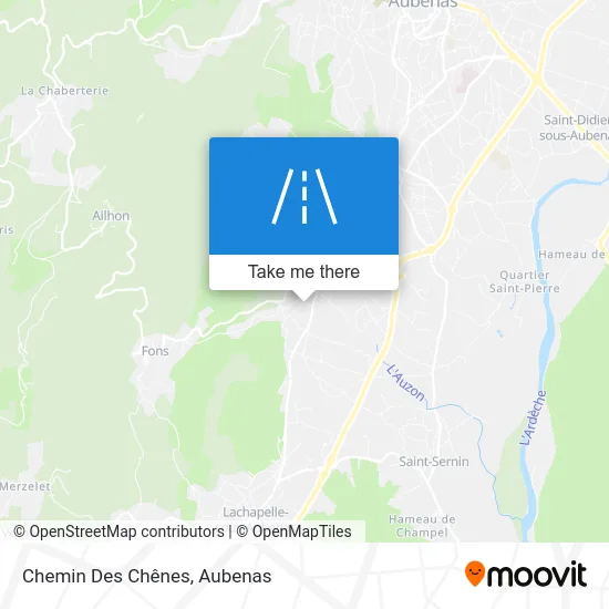 Chemin Des Chênes map