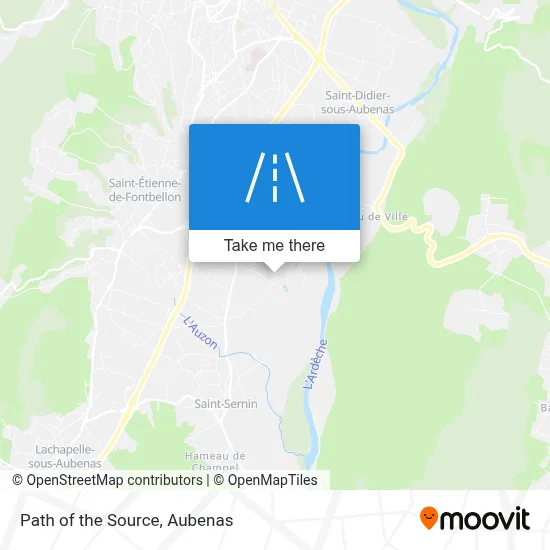 Chemin De La Source map