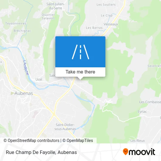 Rue Champ De Fayolle map