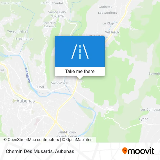 Chemin Des Musards map